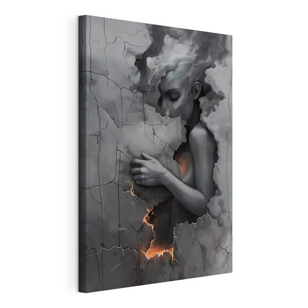 Картина Жінка з обличчям у стіні (Артикул: s39994) Картина Картина Жінка з обличчям у стіні (Артикул: s39994)