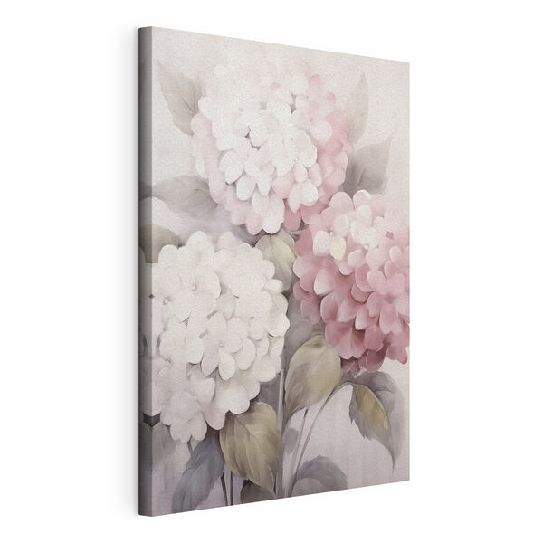 Painting of pink flowers Painting of pink flowers