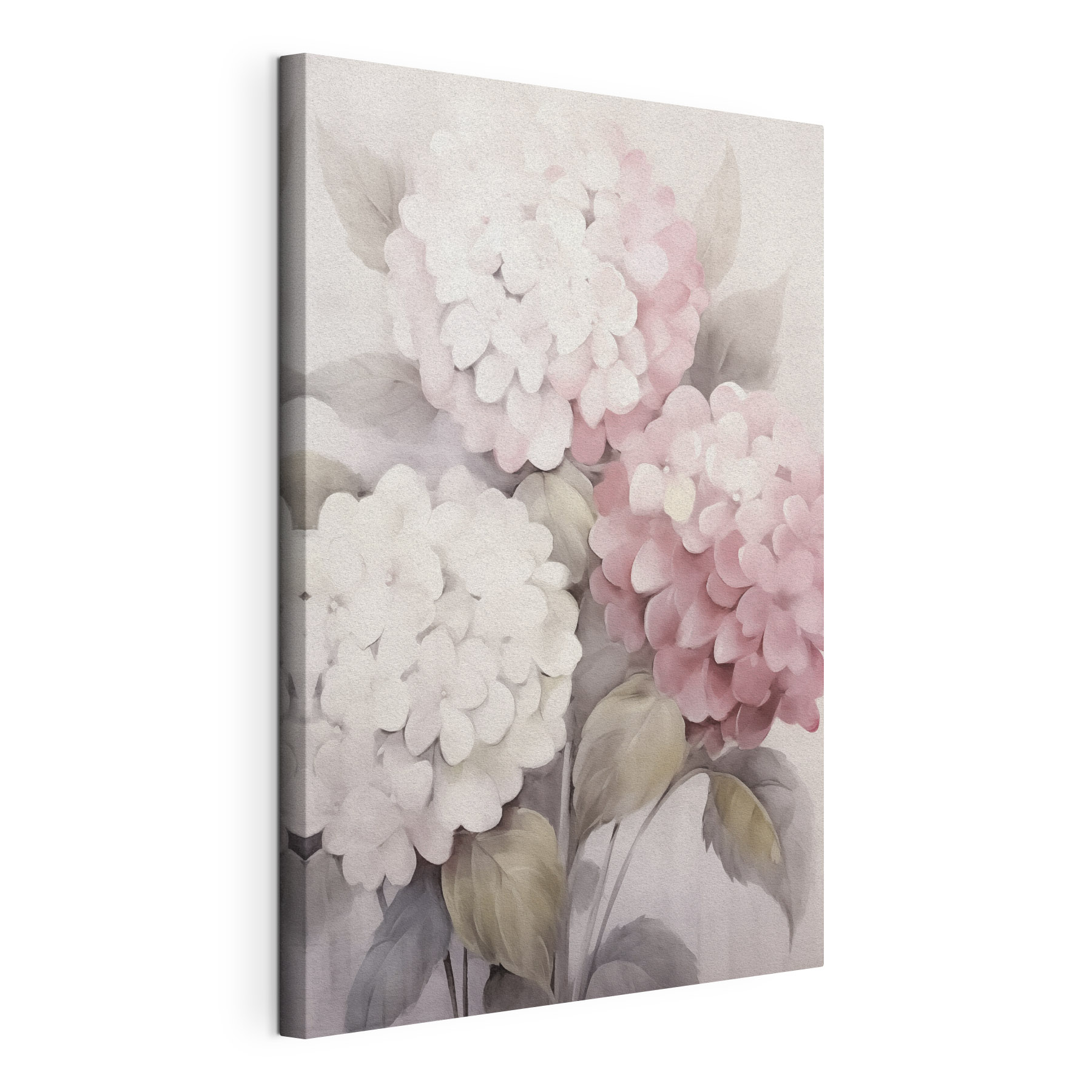 Painting of pink flowers Painting of pink flowers