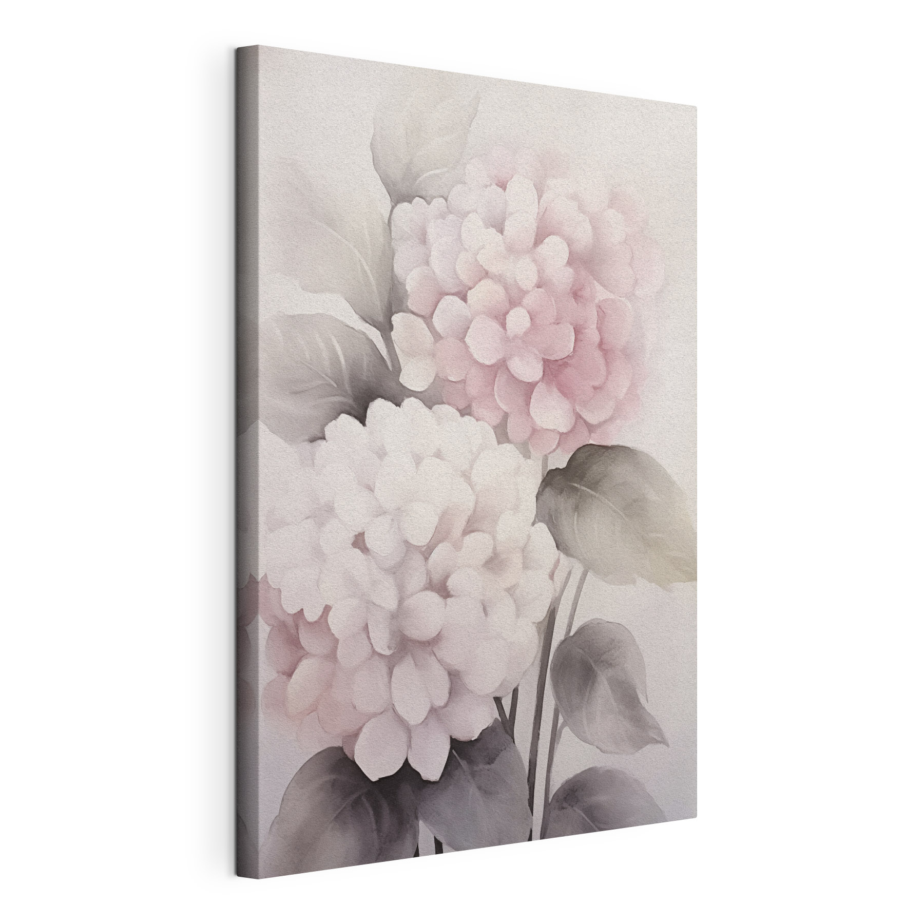 Painting of pink flowers
