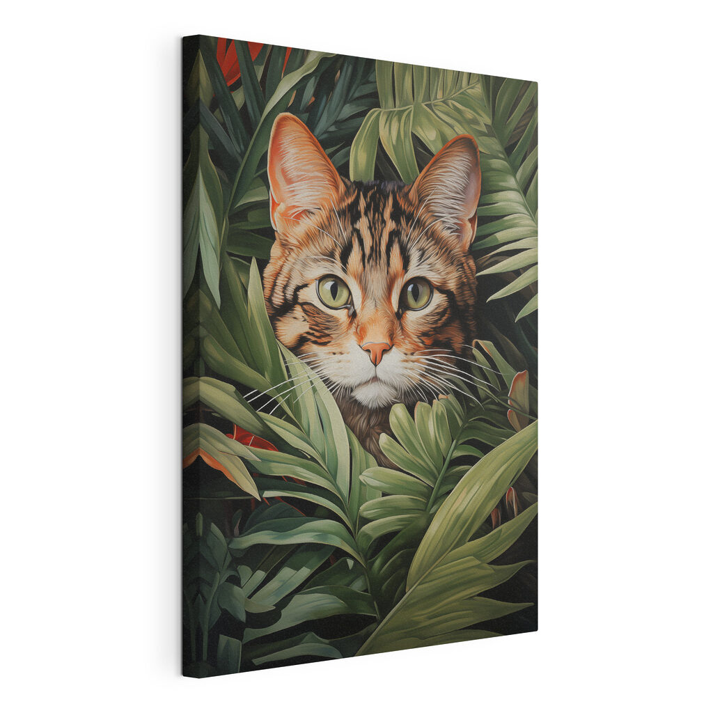 Cat in a jungle Cat in a jungle