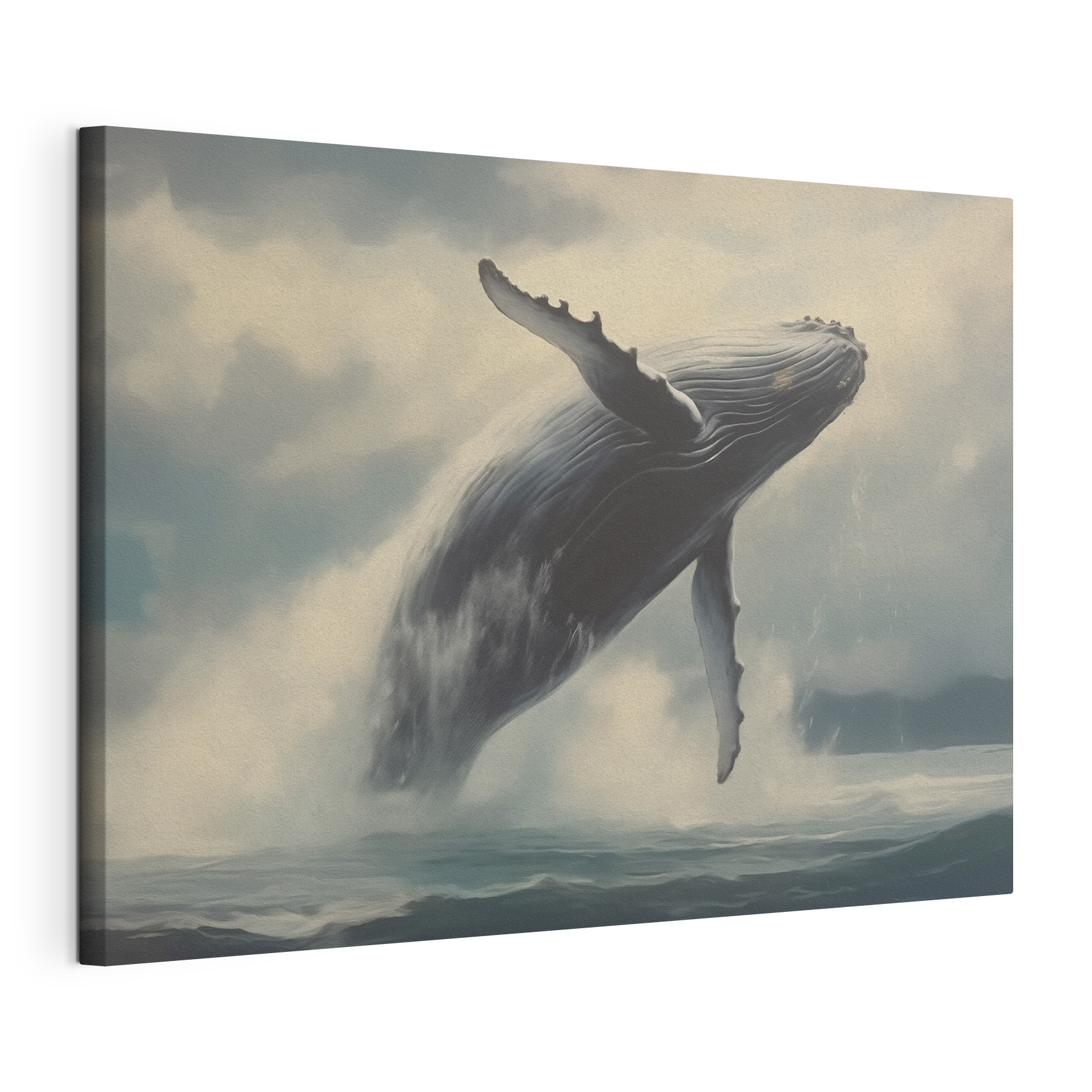 Whale jumping out of the water Whale jumping out of the water