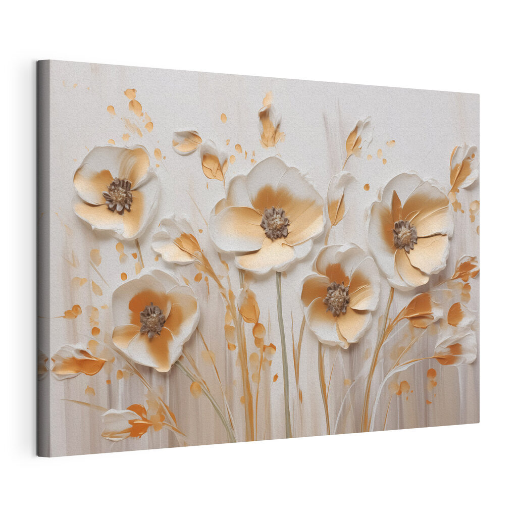 Delicate blooms in soft tones