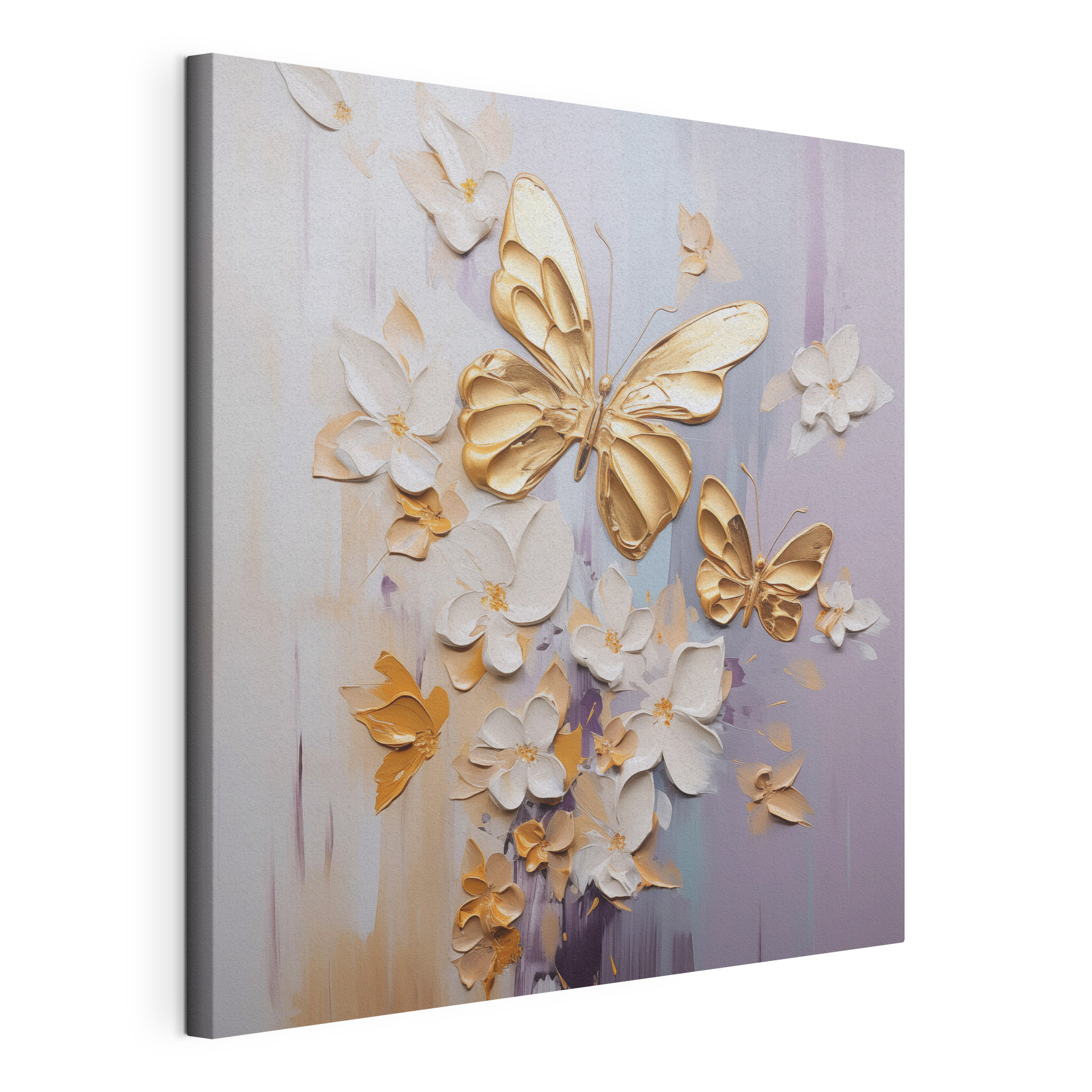 Painting of butterflies and flowers Painting of butterflies and flowers