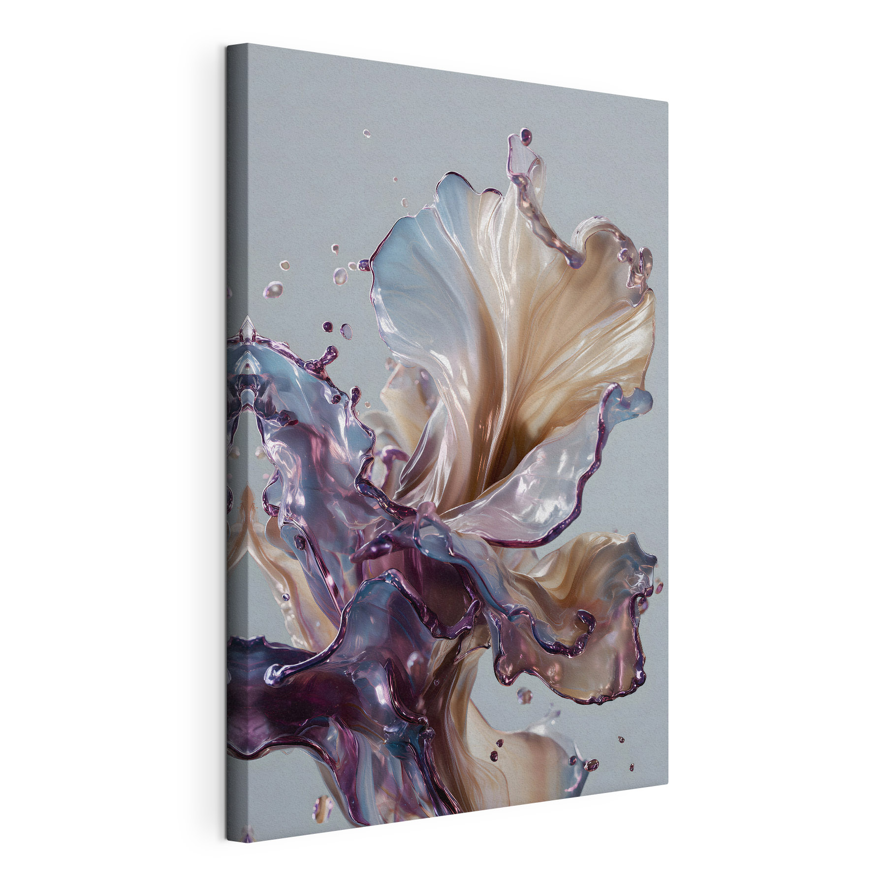 Flowing colors in harmonious motion Flowing colors in harmonious motion