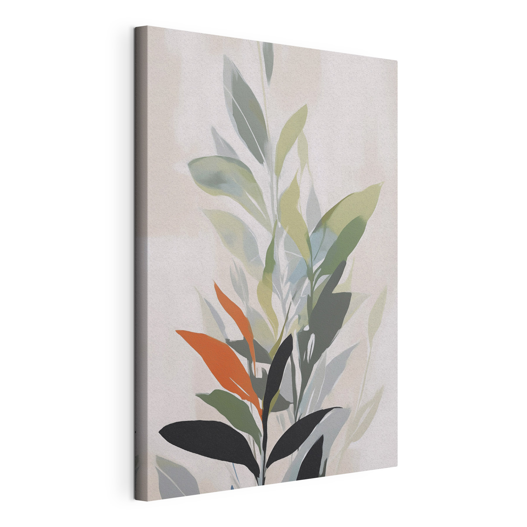 Vibrant foliage against a soft backdrop Vibrant foliage against a soft backdrop