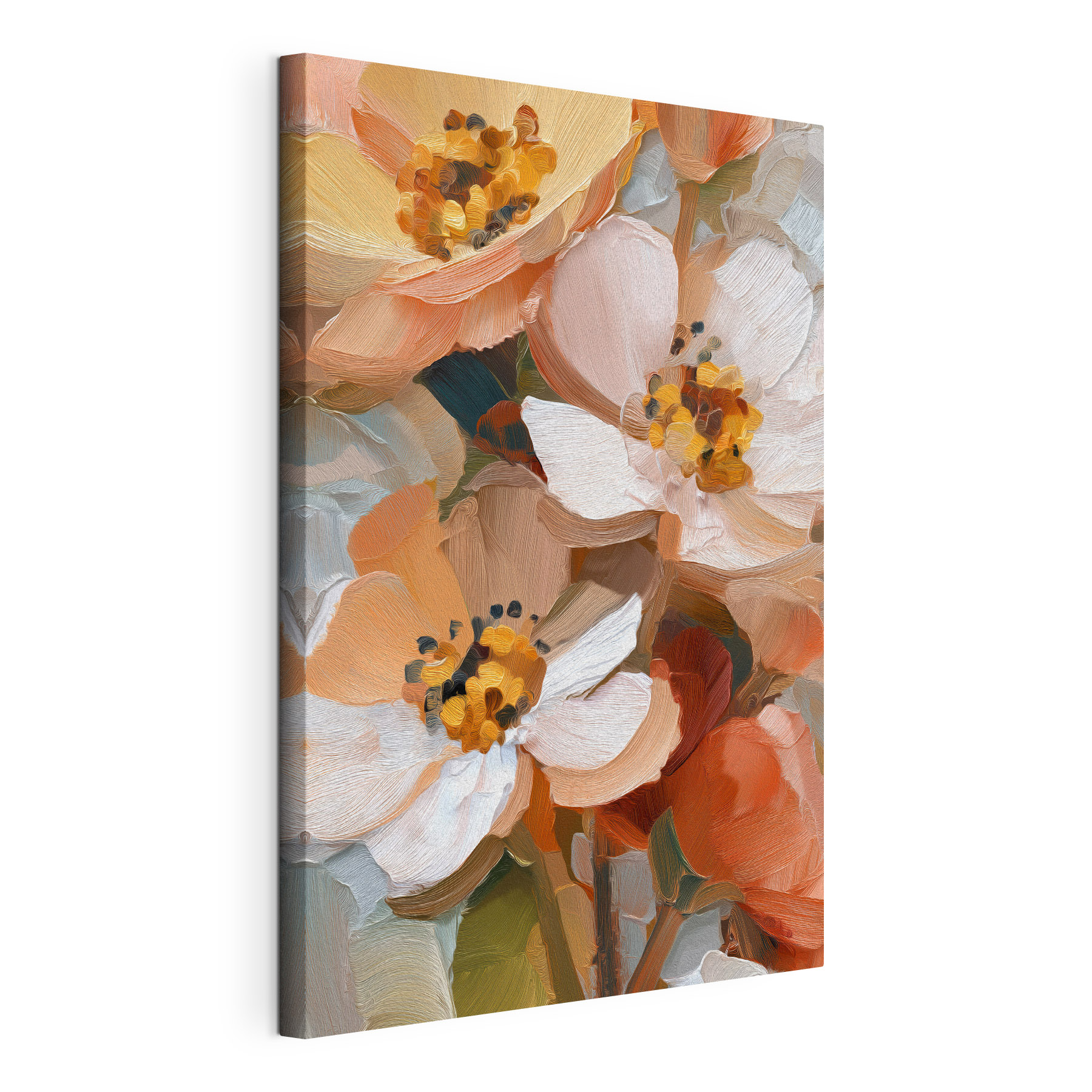 Delicate petals in soft hues