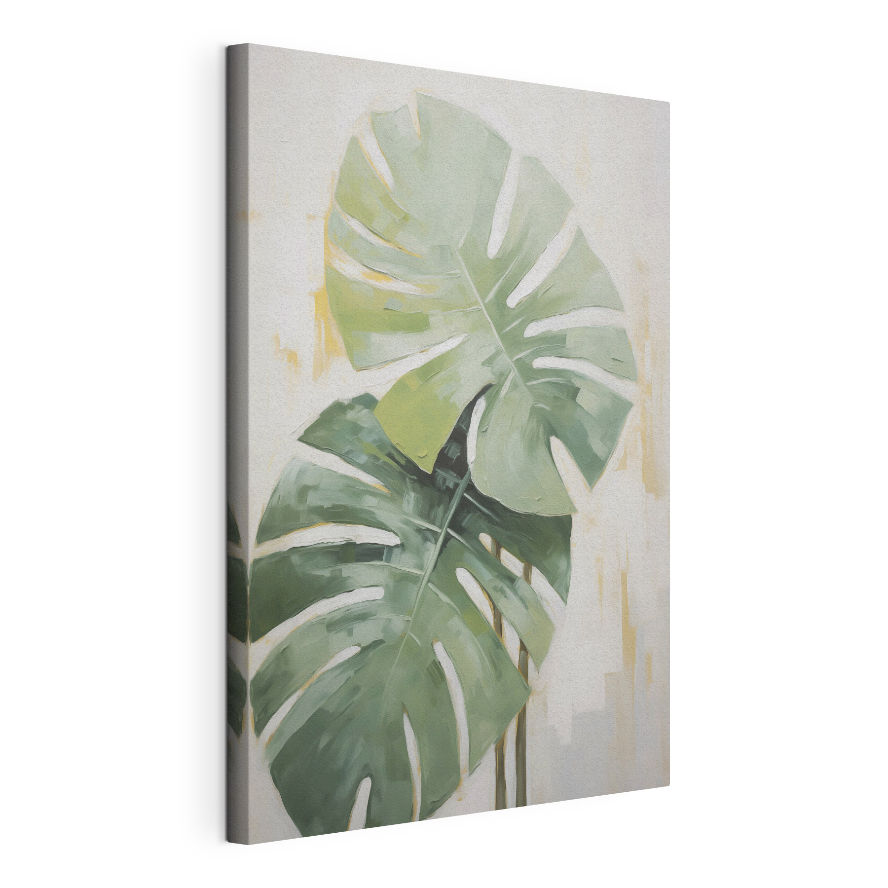 Painting of a large leaf Painting of a large leaf