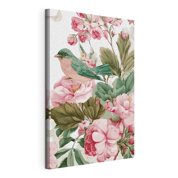 Картина Птах на квітці (Артикул: s48919) Картина Картина Птах на квітці (Артикул: s48919)