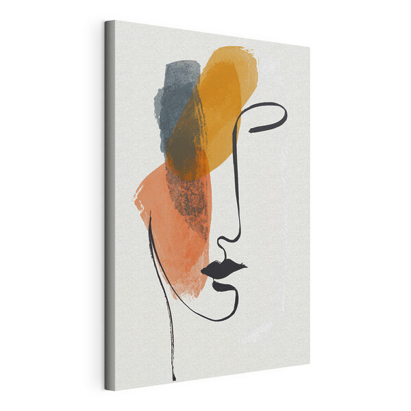 Картина Обличчя, намальоване фарбою (Артикул: s48969) Картина Картина Обличчя, намальоване фарбою (Артикул: s48969)