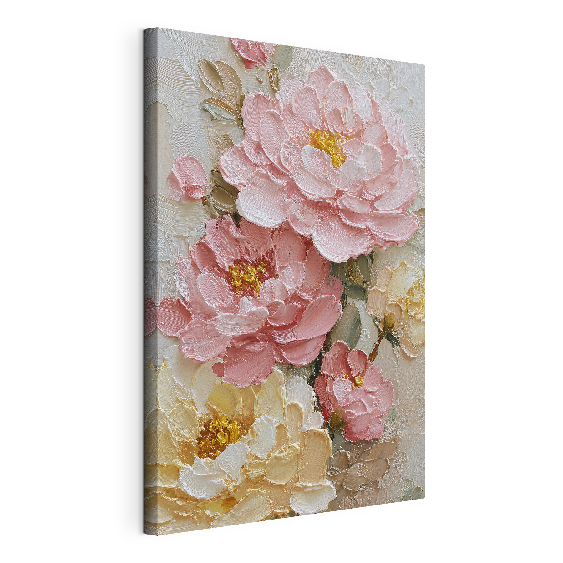 Delicate blossoms in soft hues