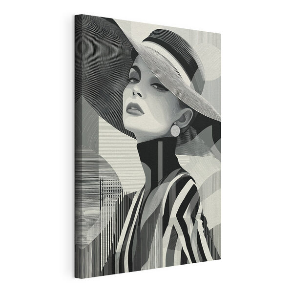 Картина Жінка в капелюсі (Артикул: s49089) Картина Картина Жінка в капелюсі (Артикул: s49089)