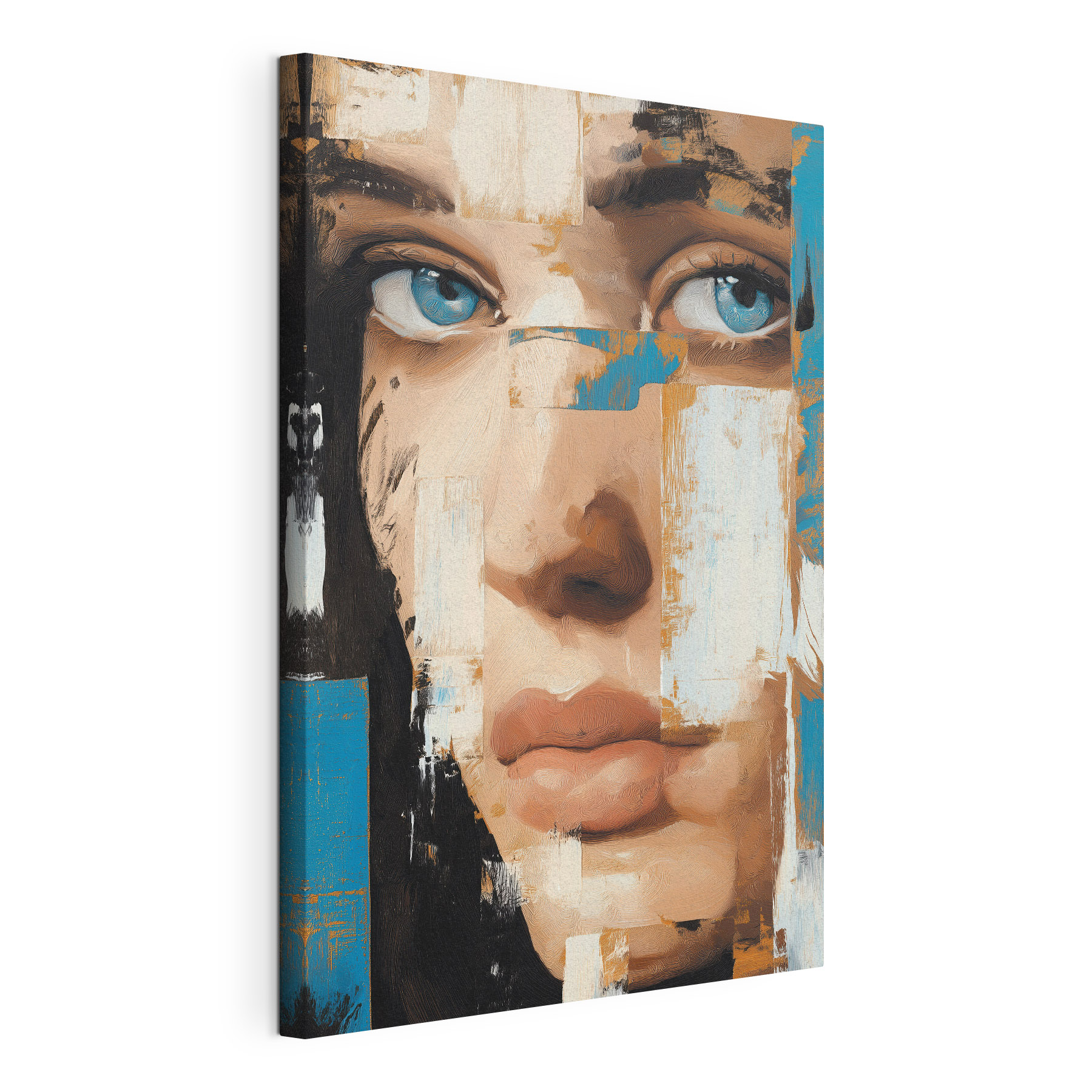 Painting of a woman's face