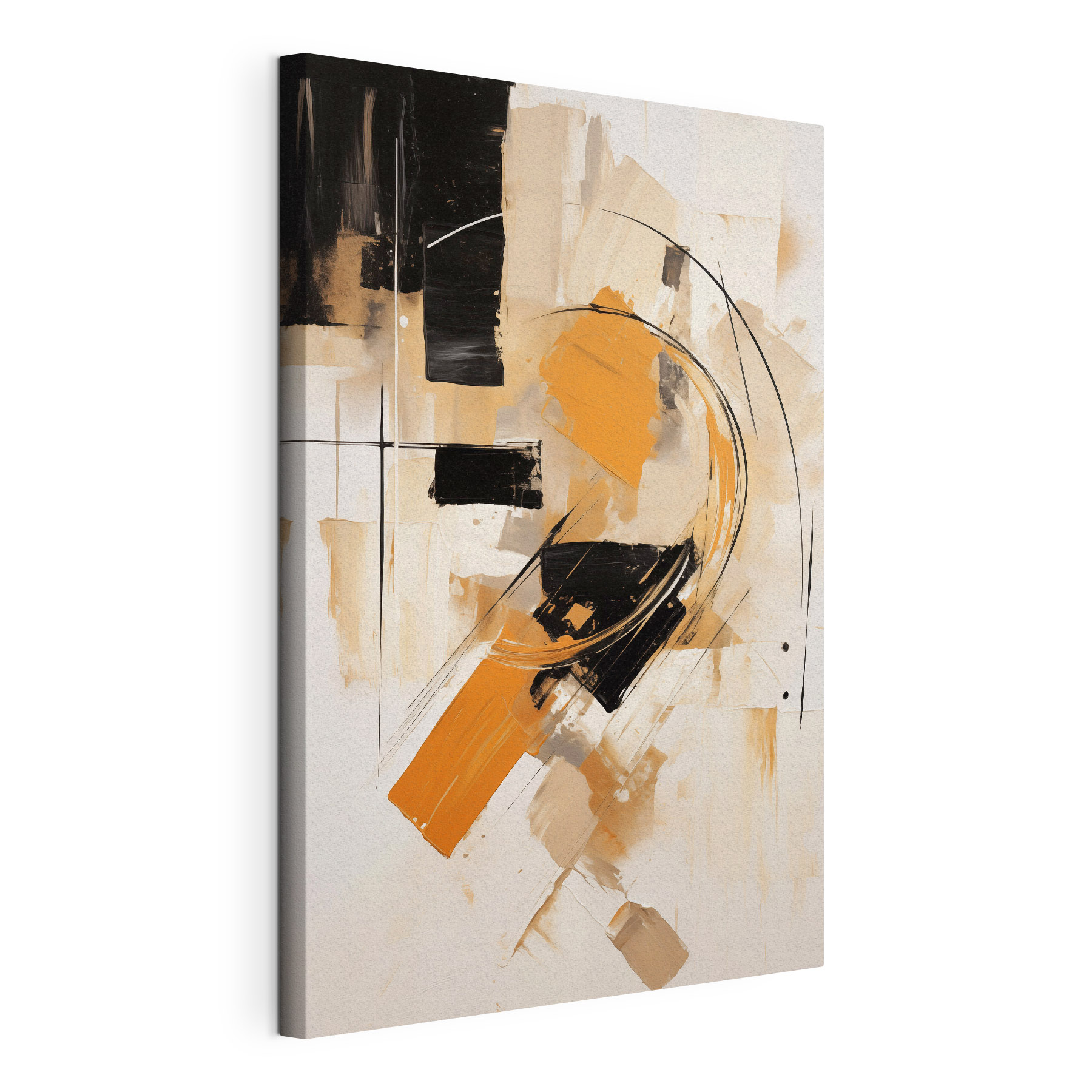 Painting of a question mark