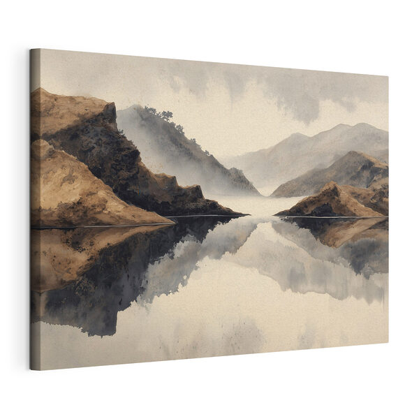 Картина Вода, гори та туман (Артикул: s49186) Картина Картина Вода, гори та туман (Артикул: s49186)
