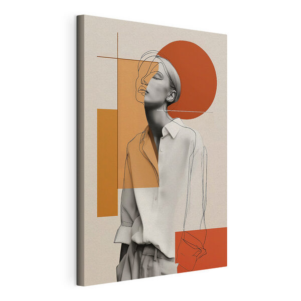 Картина Жінка в білій сорочці (Артикул: s49318) Картина Картина Жінка в білій сорочці (Артикул: s49318)