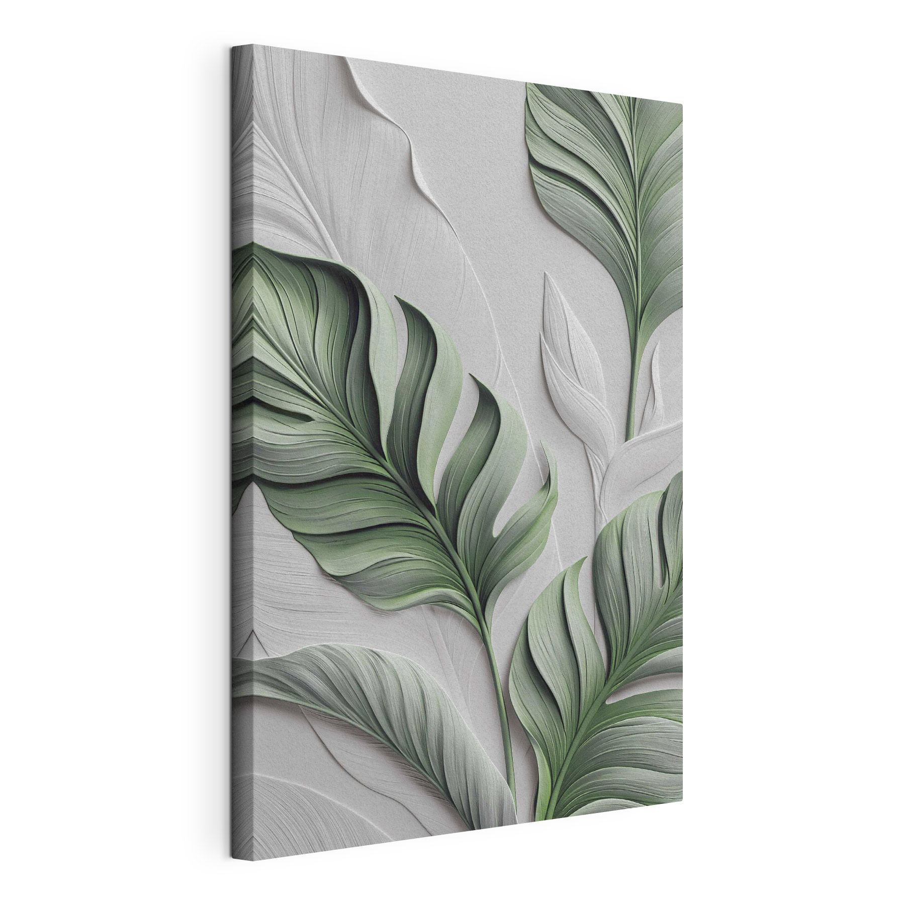 Soft leaves on a gentle background Soft leaves on a gentle background