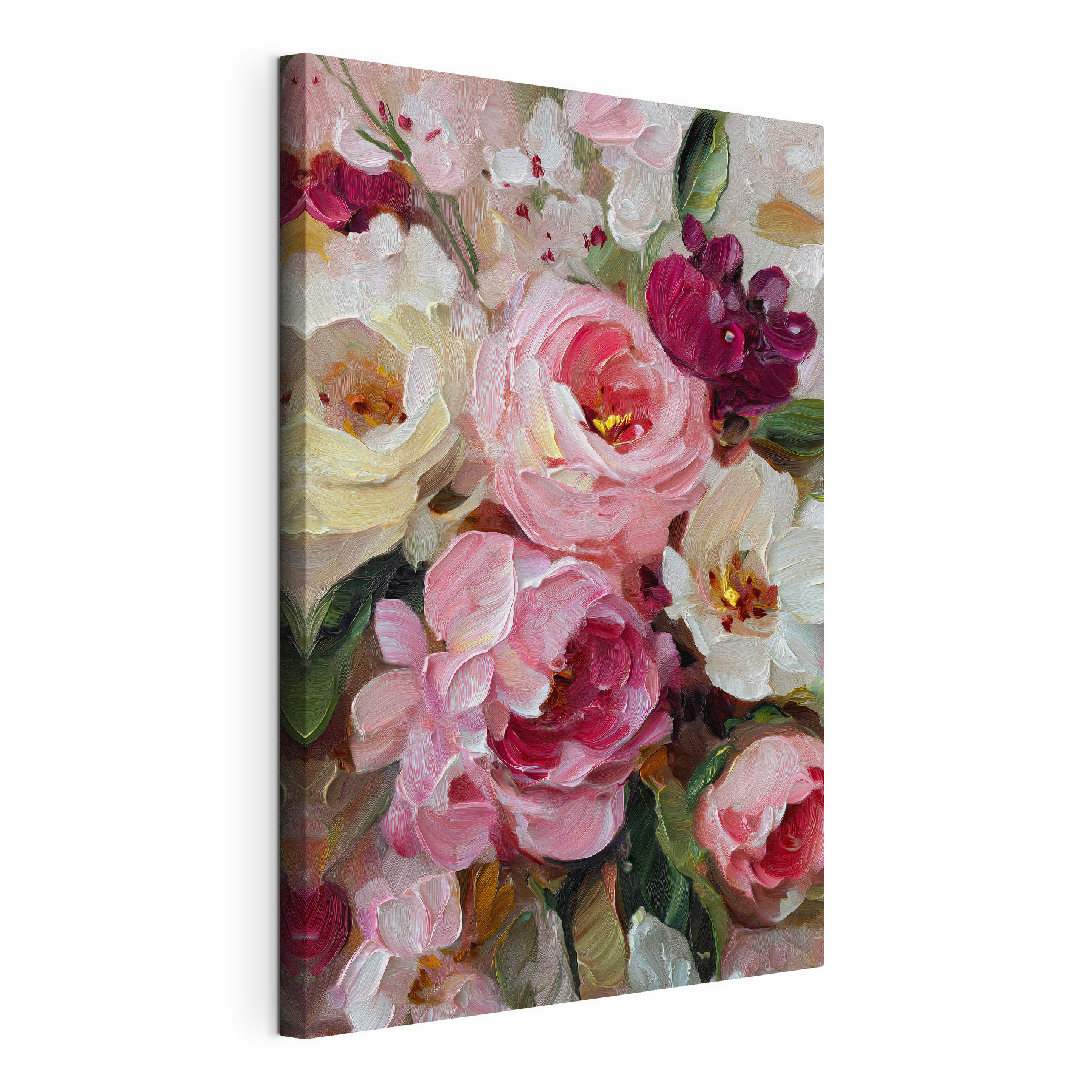 - Blossoming petals in soft hues
