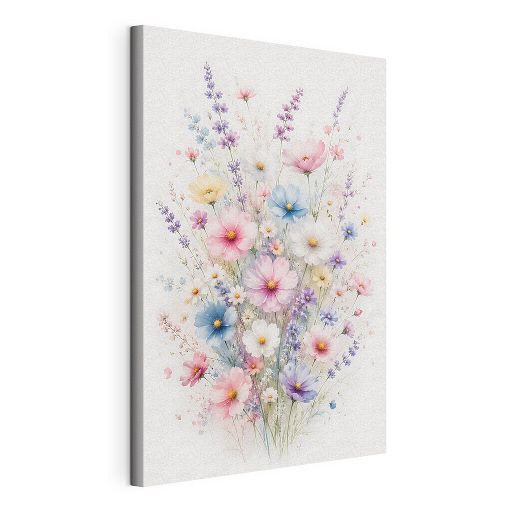 Bouquet of flowers on a white background Bouquet of flowers on a white background
