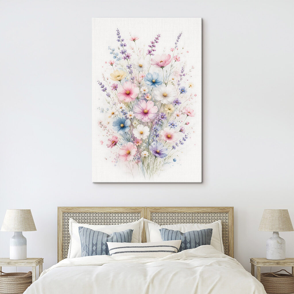 Bouquet of flowers on a white background Bouquet of flowers on a white background