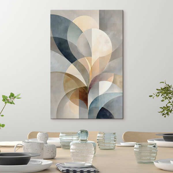Abstract forms in soft color palette Abstract forms in soft color palette