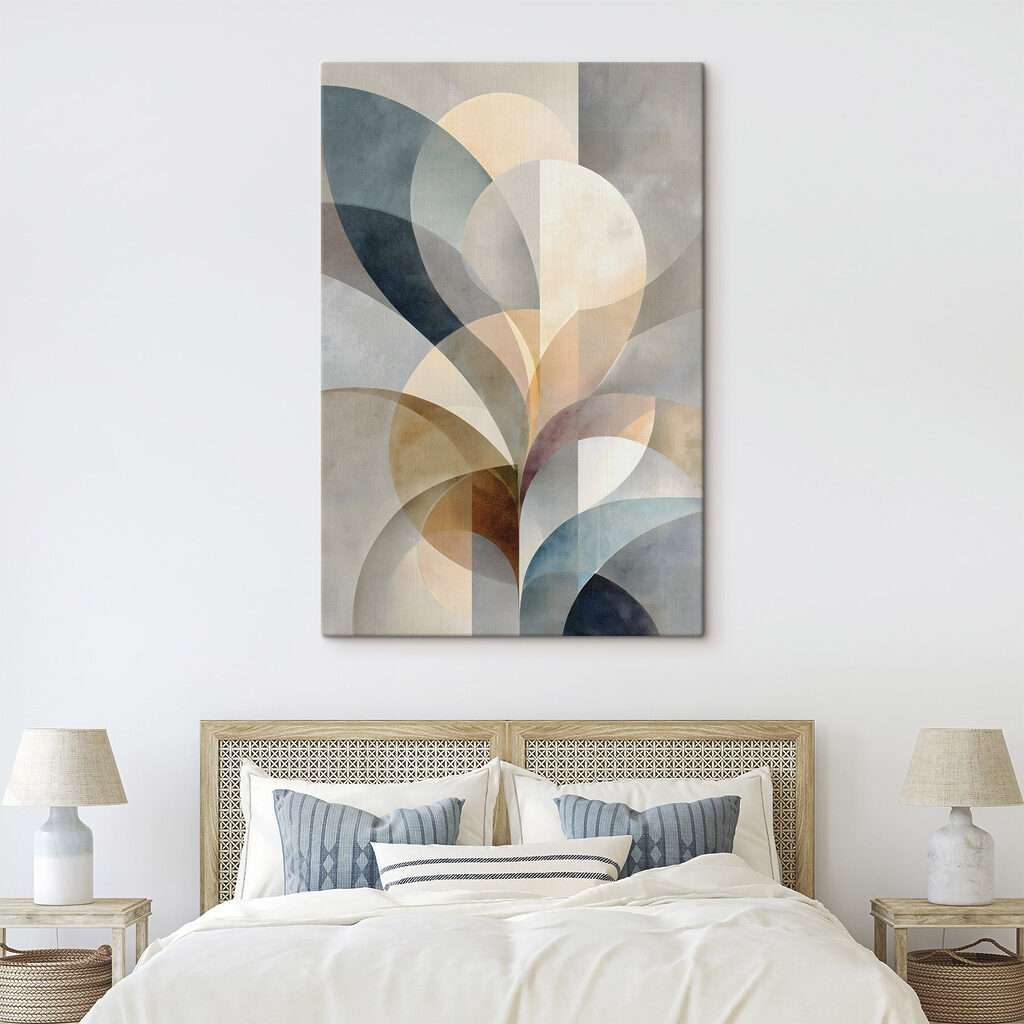 Abstract forms in soft color palette Abstract forms in soft color palette