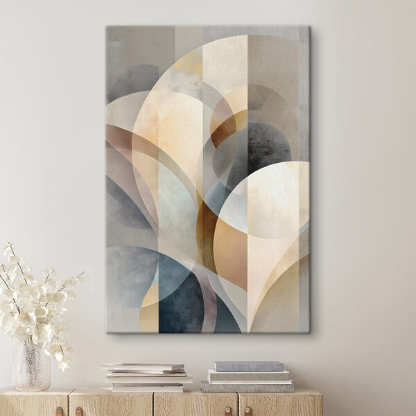 Abstract curves in soft hues Abstract curves in soft hues