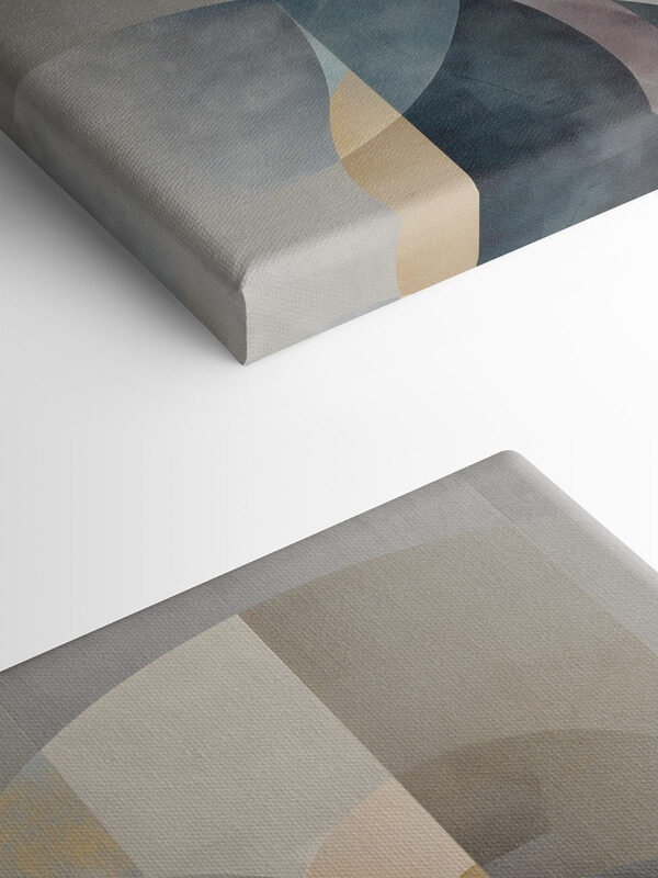 Abstract curves in soft hues Abstract curves in soft hues