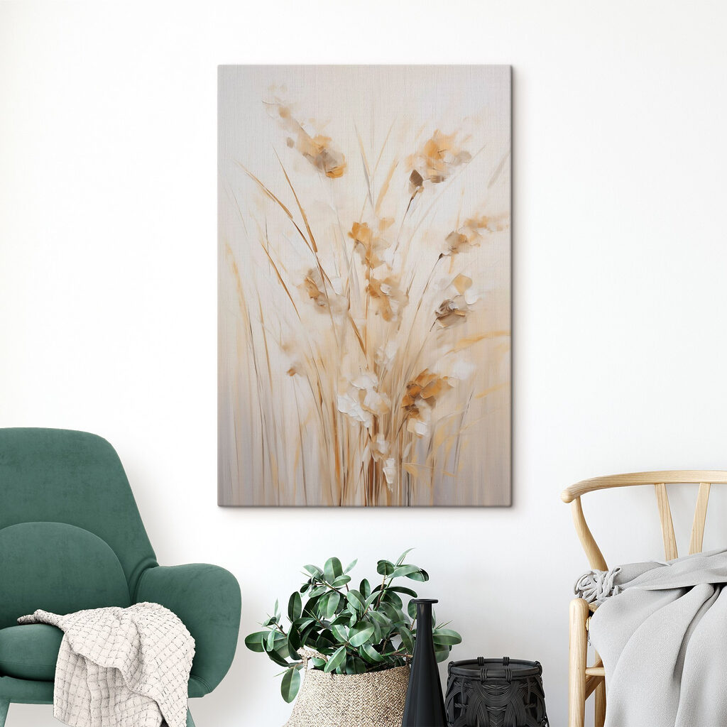 Painting of flowers in a vase Painting of flowers in a vase