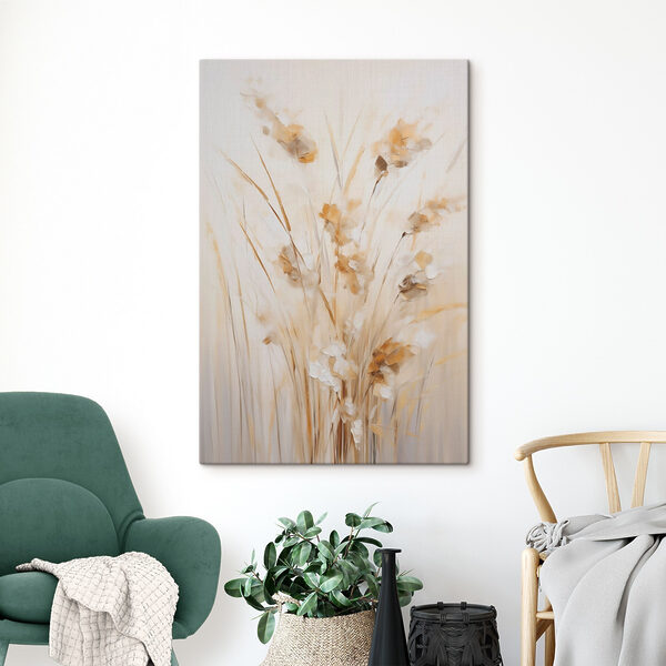 Painting of flowers in a vase Painting of flowers in a vase