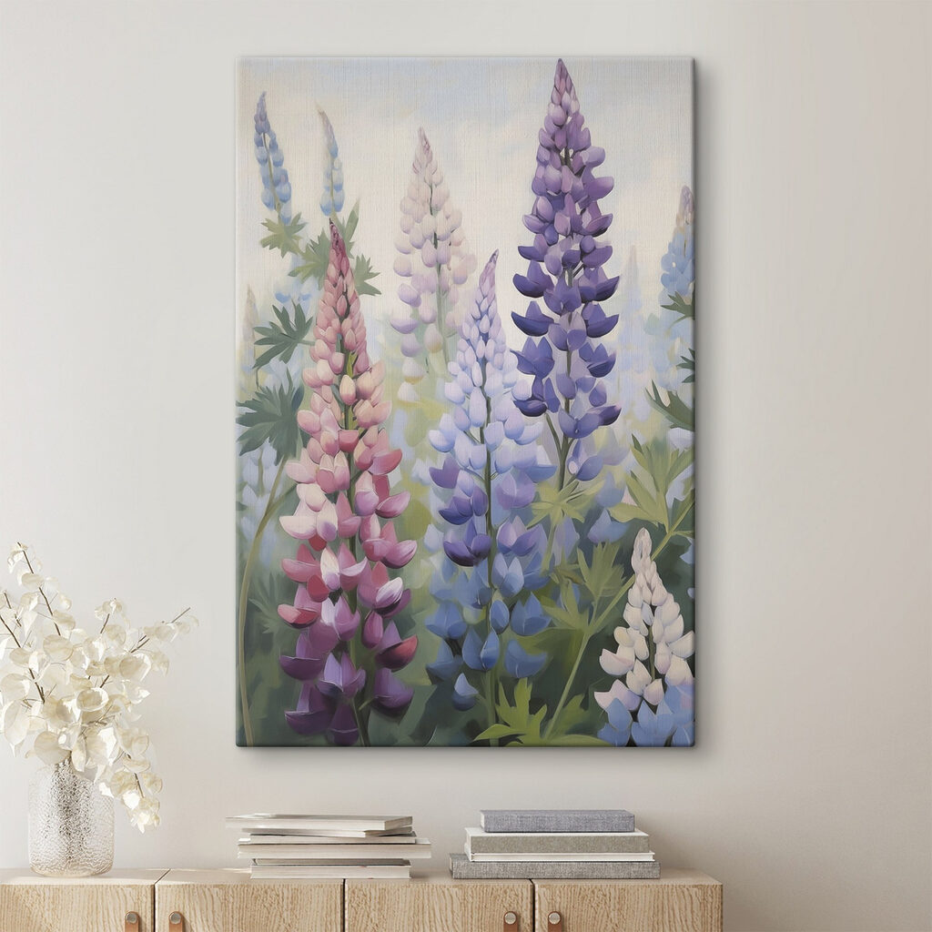 Colorful blooms in gentle hues Colorful blooms in gentle hues