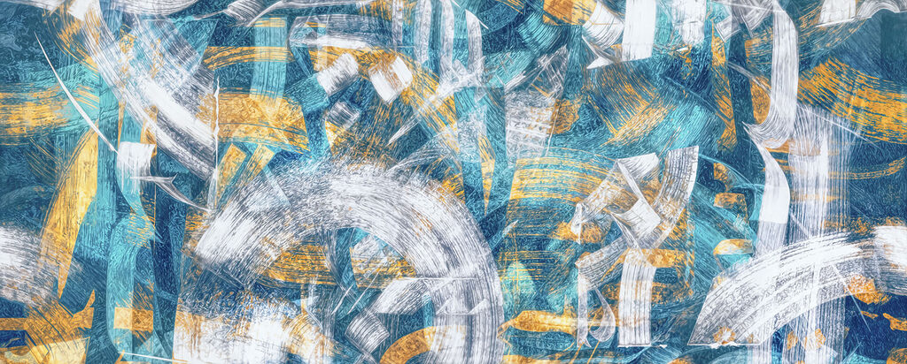 Abstract strokes in vibrant colors Abstract strokes in vibrant colors