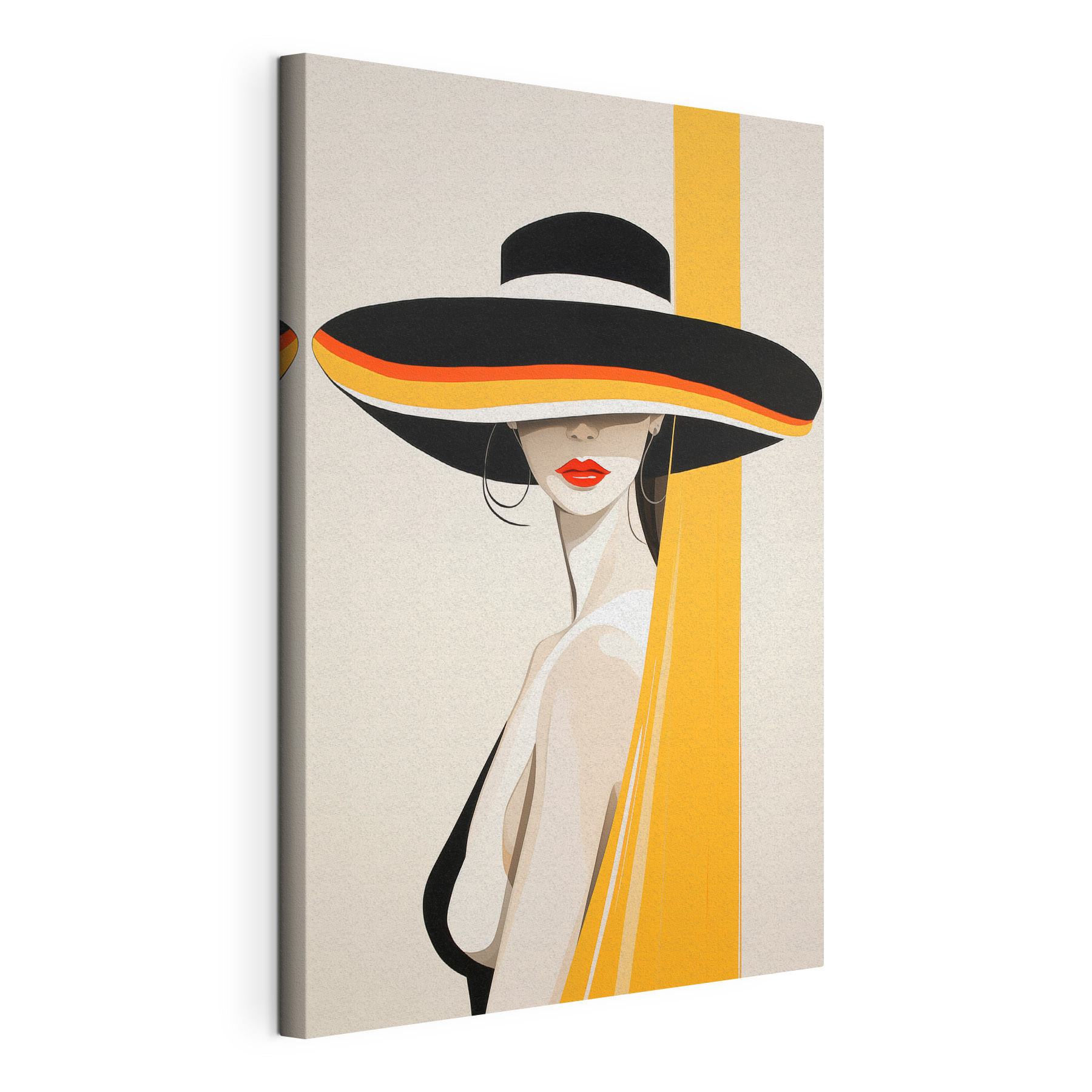 Woman wearing a hat Woman wearing a hat