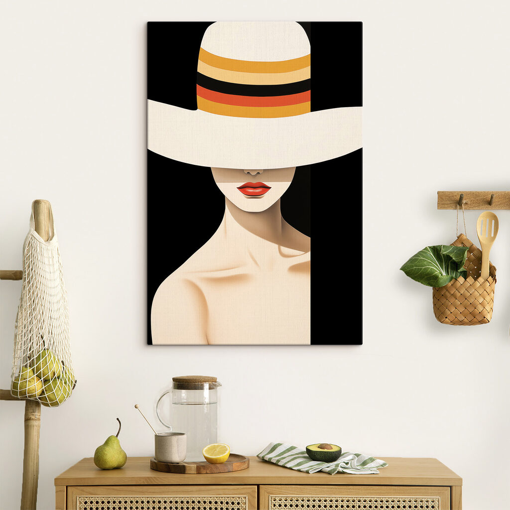 Woman wearing a hat Woman wearing a hat
