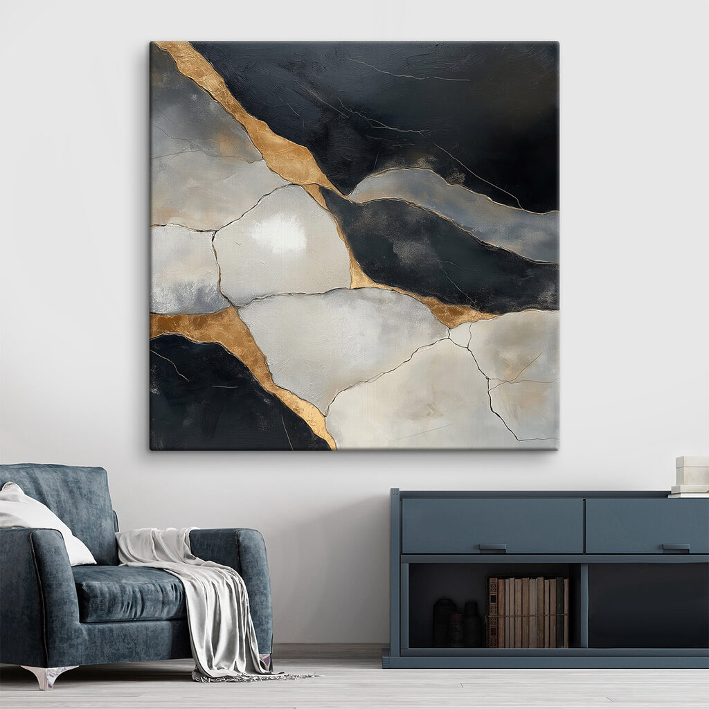 - Elegant interplay of light and dark
