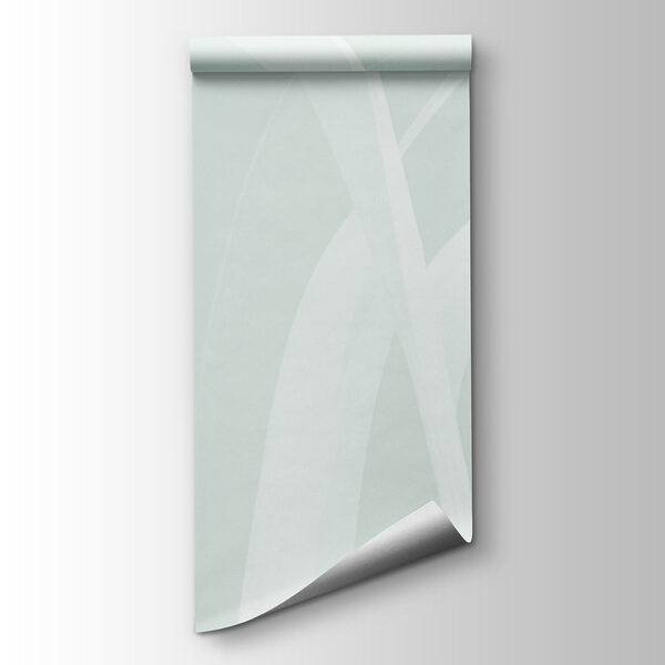 White and green background