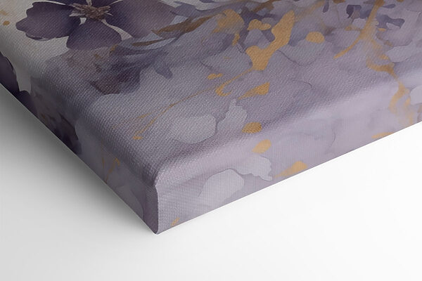 Painting of flowers on a white surface Painting of flowers on a white surface