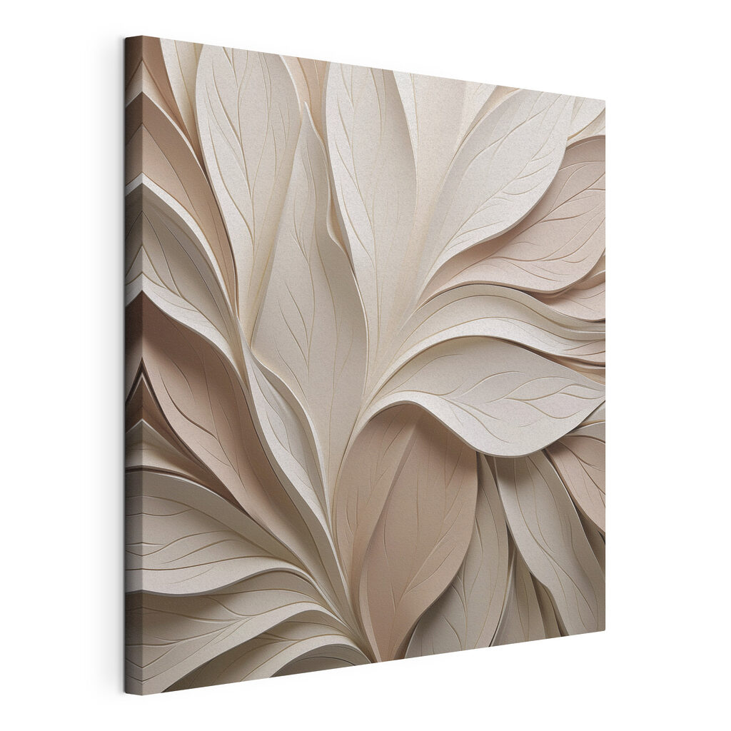 Elegant layers of paper leaves design