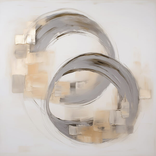 Painting of a couple of circles