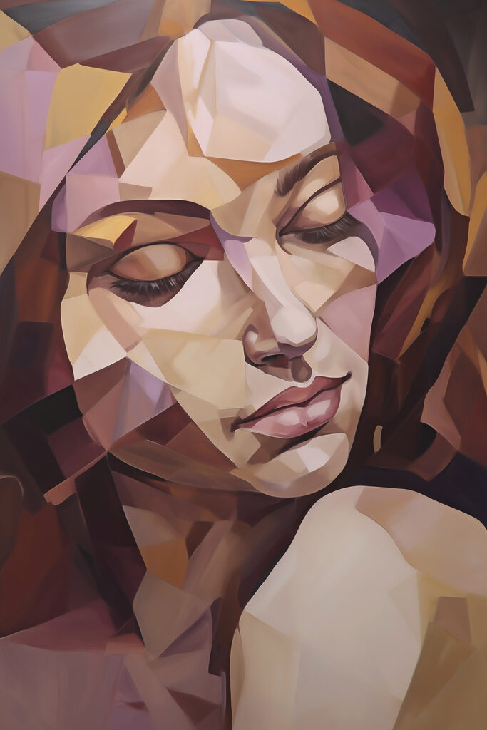 - Abstract beauty in soft hues - Abstract beauty in soft hues