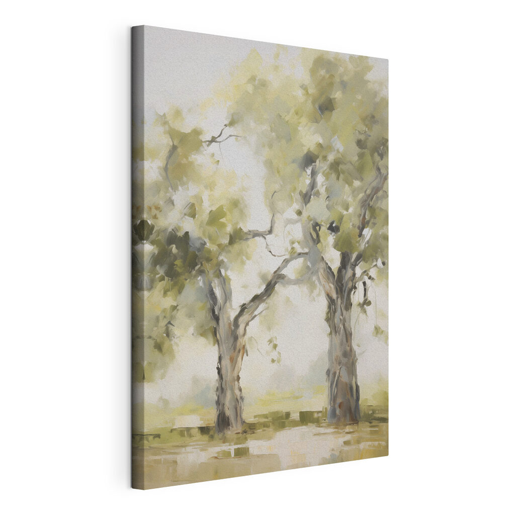 Painting of two trees Painting of two trees