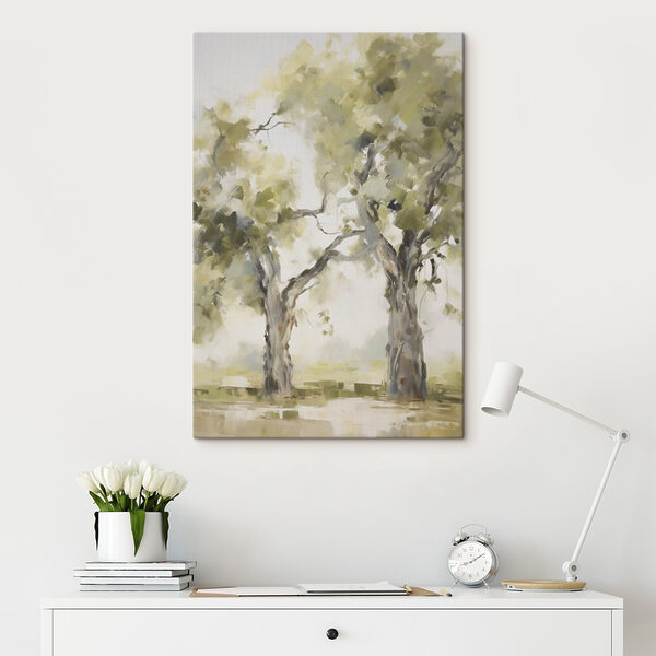 Painting of two trees Painting of two trees