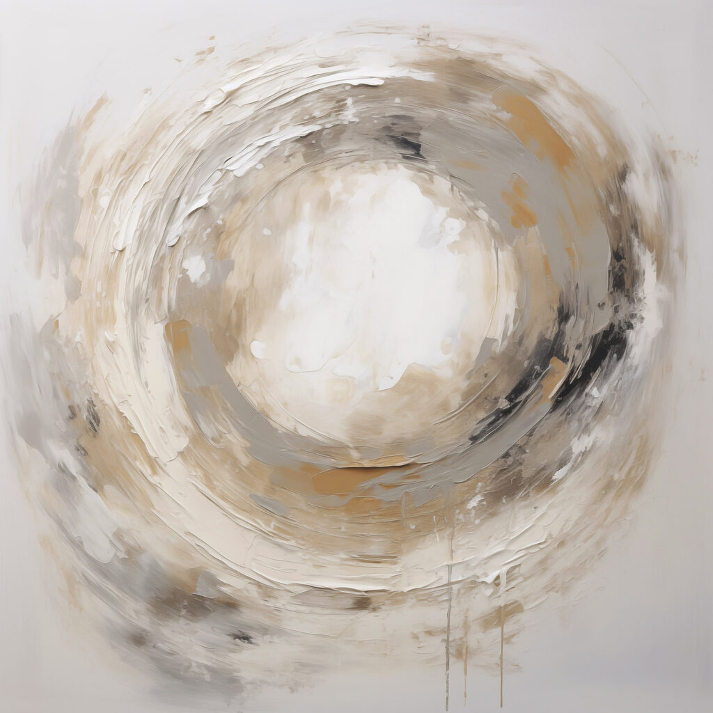Painting of a circle Painting of a circle