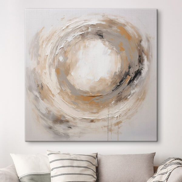 Painting of a circle Painting of a circle