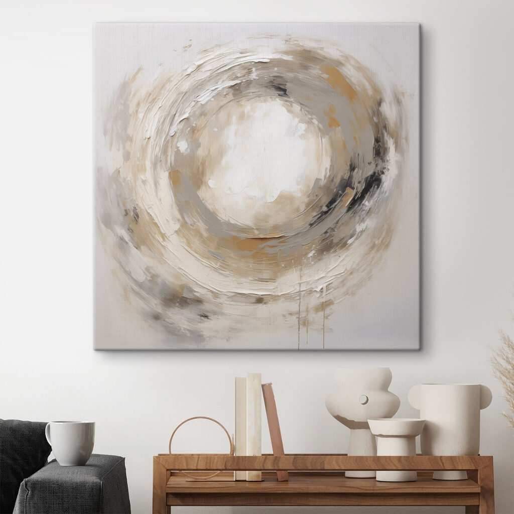 Painting of a circle Painting of a circle