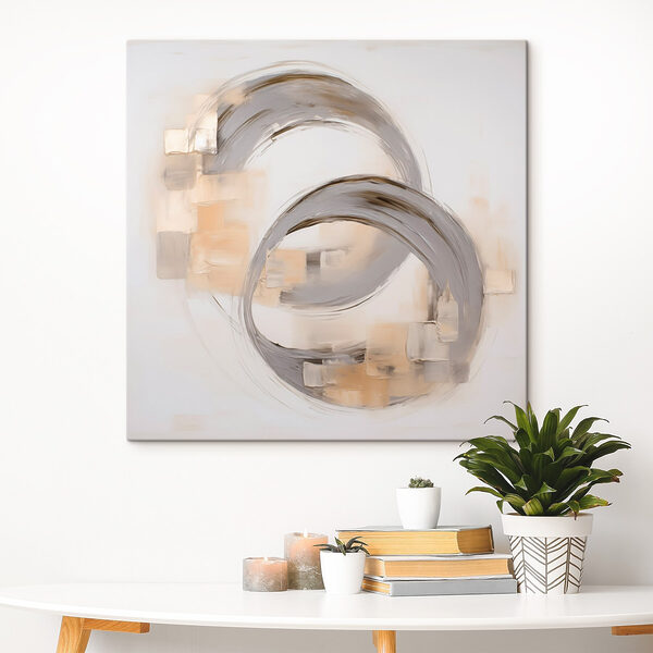 Painting of a couple of circles