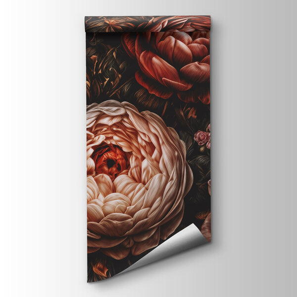 Vibrant garden of blooming flowers