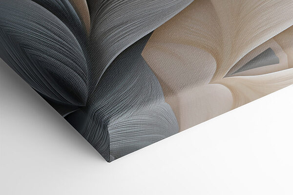 Soft waves in muted tones