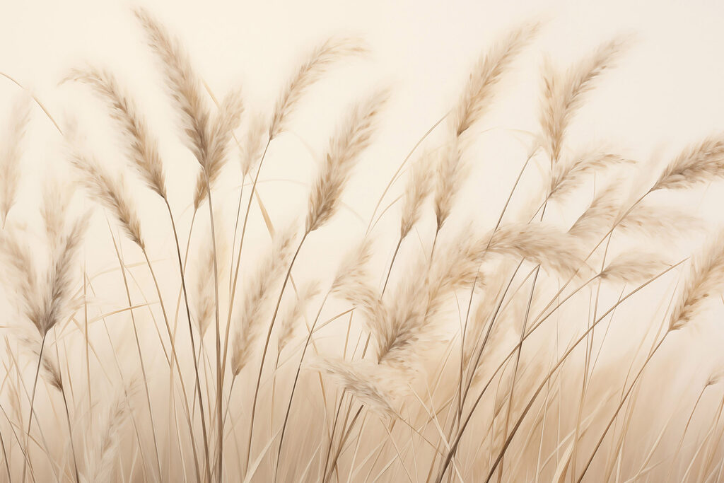Gentle breeze through tall grasses