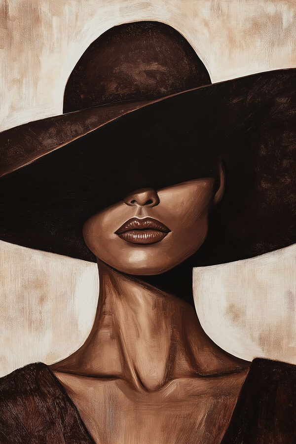 Woman wearing a hat Woman wearing a hat